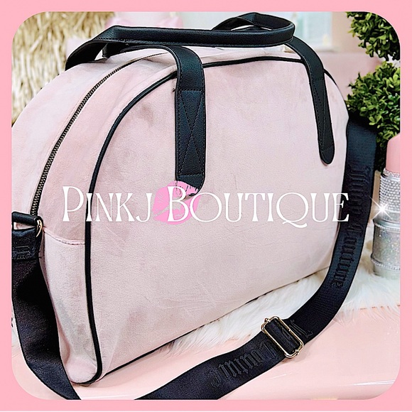 💗👜{Juicy Couture} Stunning Dusty Blush {Queen Of Everything} Weekender Bag! - Picture 3 of 6